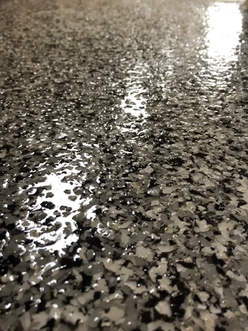 Mobius Epoxy Finish Photo - depicts epoxy floor finish